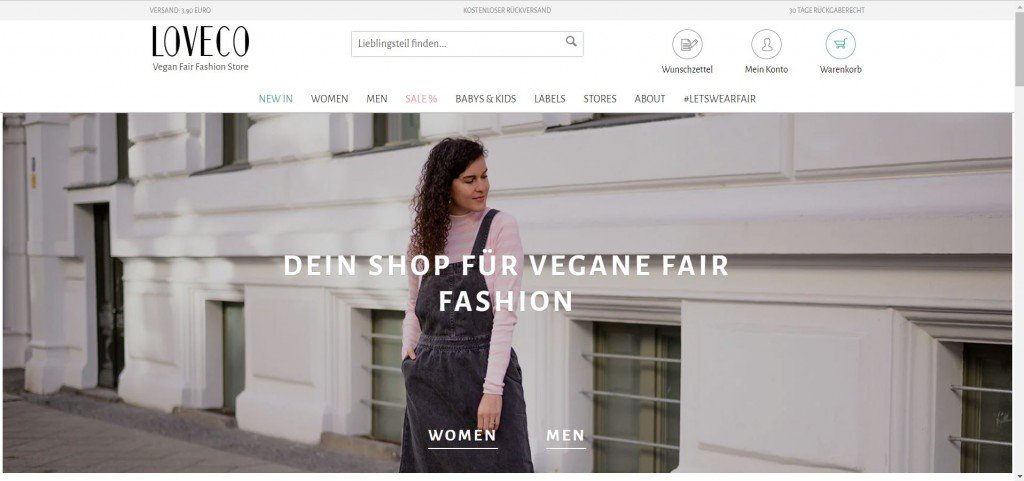 Der Online Shop von LOVECO ist eine tolle Alternative zu Zalando