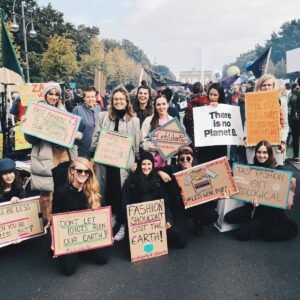 LOVECO beim letzten globalen Klimastreik