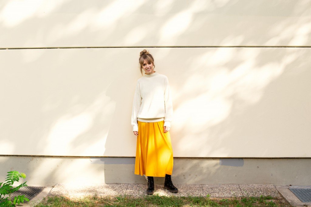 Wunderbarer veganer Strick findet sich auch in unserer Herbst Capsule Wardrobe