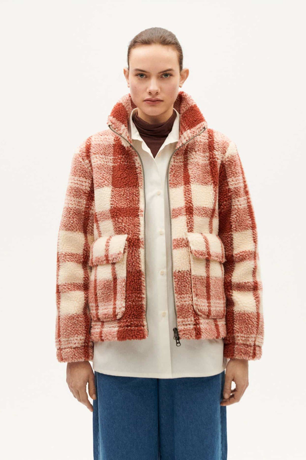 Jacke Sophie Checks Rot