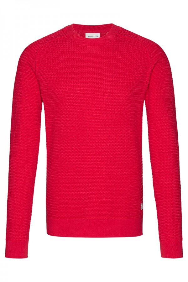 ARMEDANGELS PULLOVER ENNE SIGNAL ROT LOV12810 1
