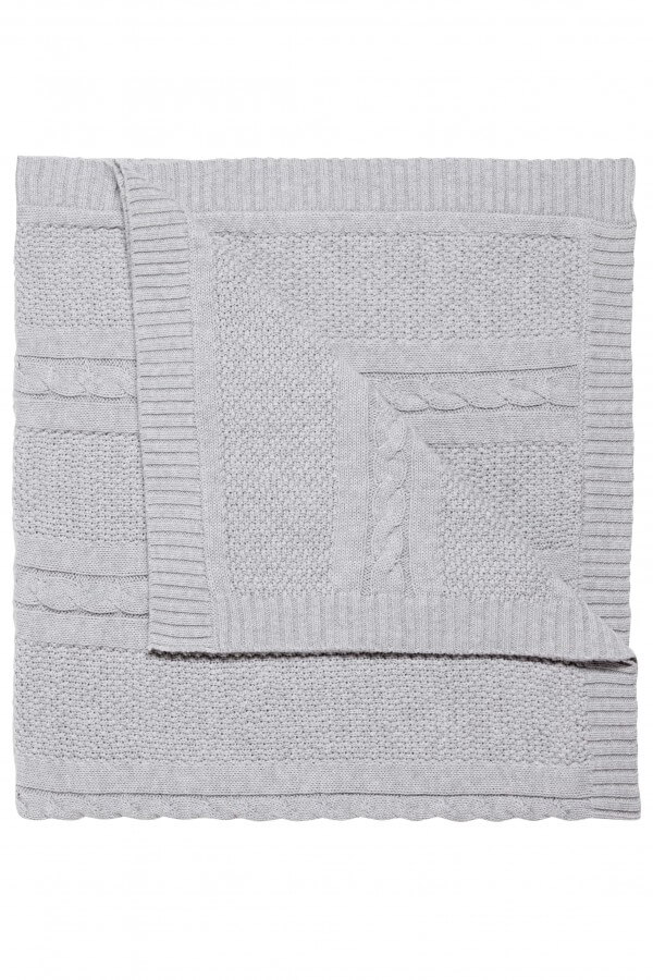 Sense Organics DECKE NENA KNITTED GRAU LOV12939 1
