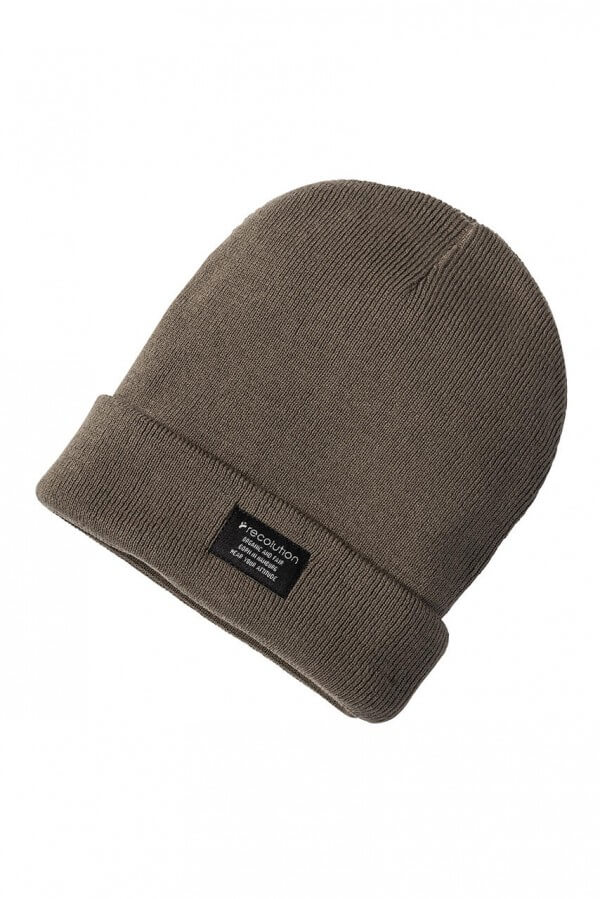 MÜTZE KNIT BEANIE OLIV GRÜN