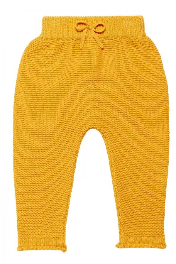 Sense Organics HOSE PROUST KNITTED MUSTARD GELB LOV12934 2
