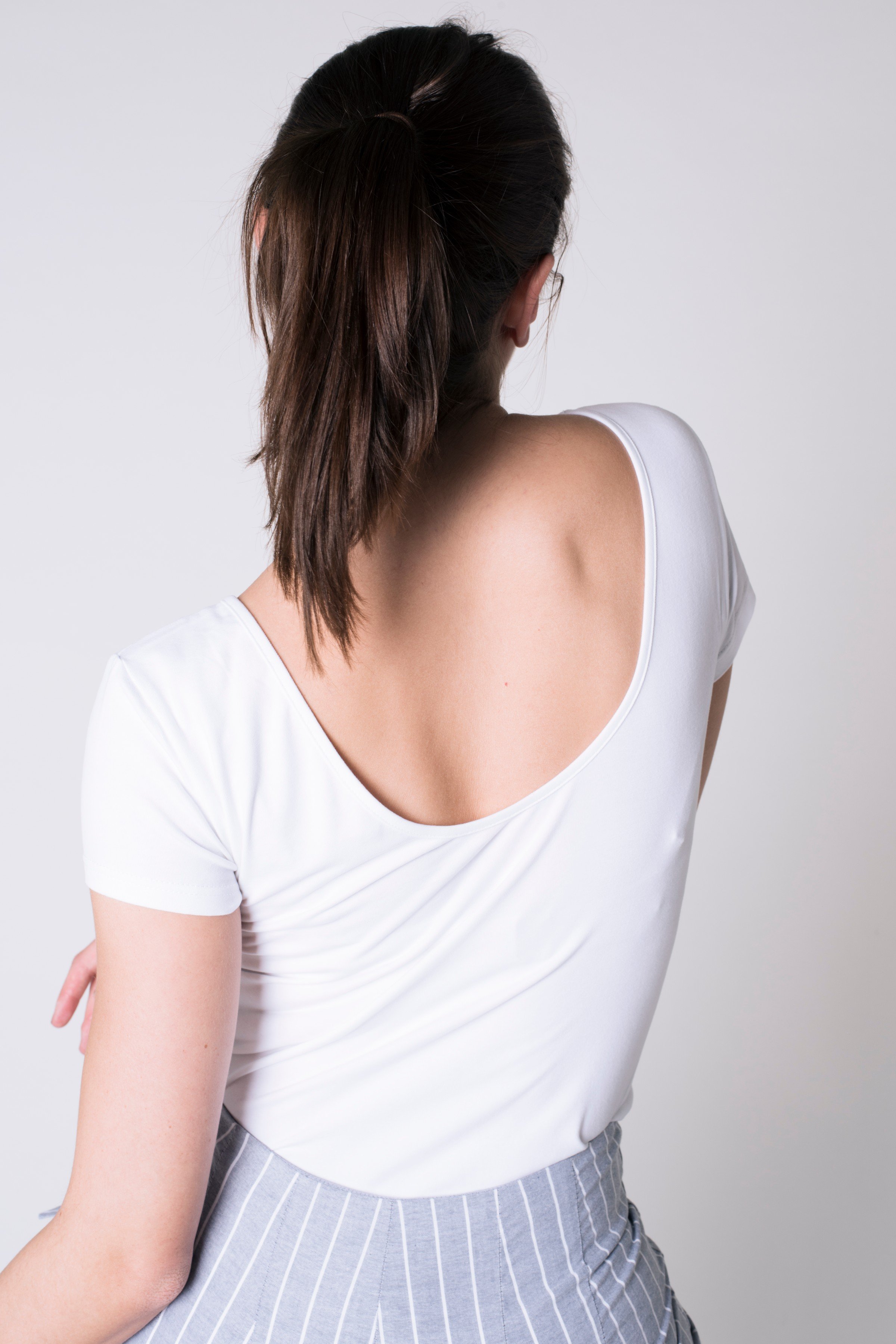 T-Shirt Ballerina Aloe Weiss from LOVECO T-Shirt Ballerina Aloe Weiss from LOVECO