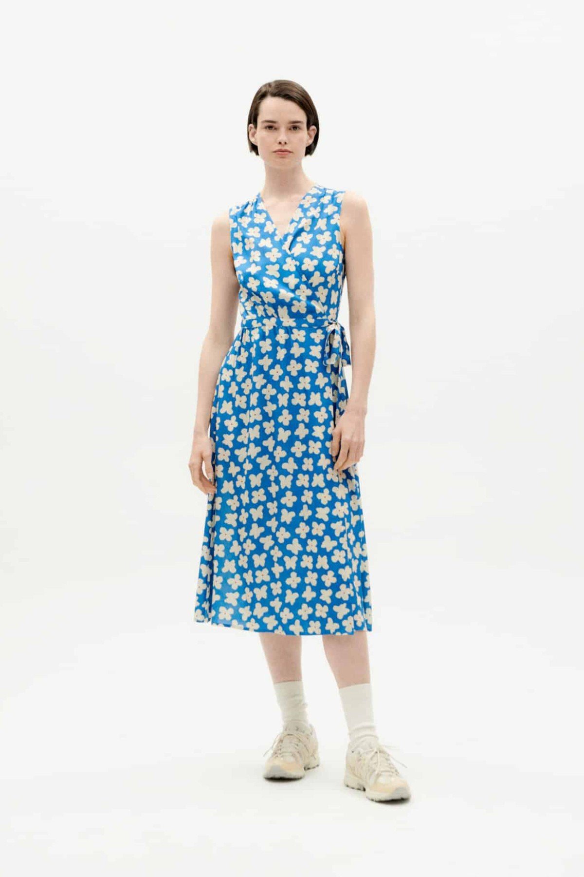 Kleid Amapola Butterfly Blau