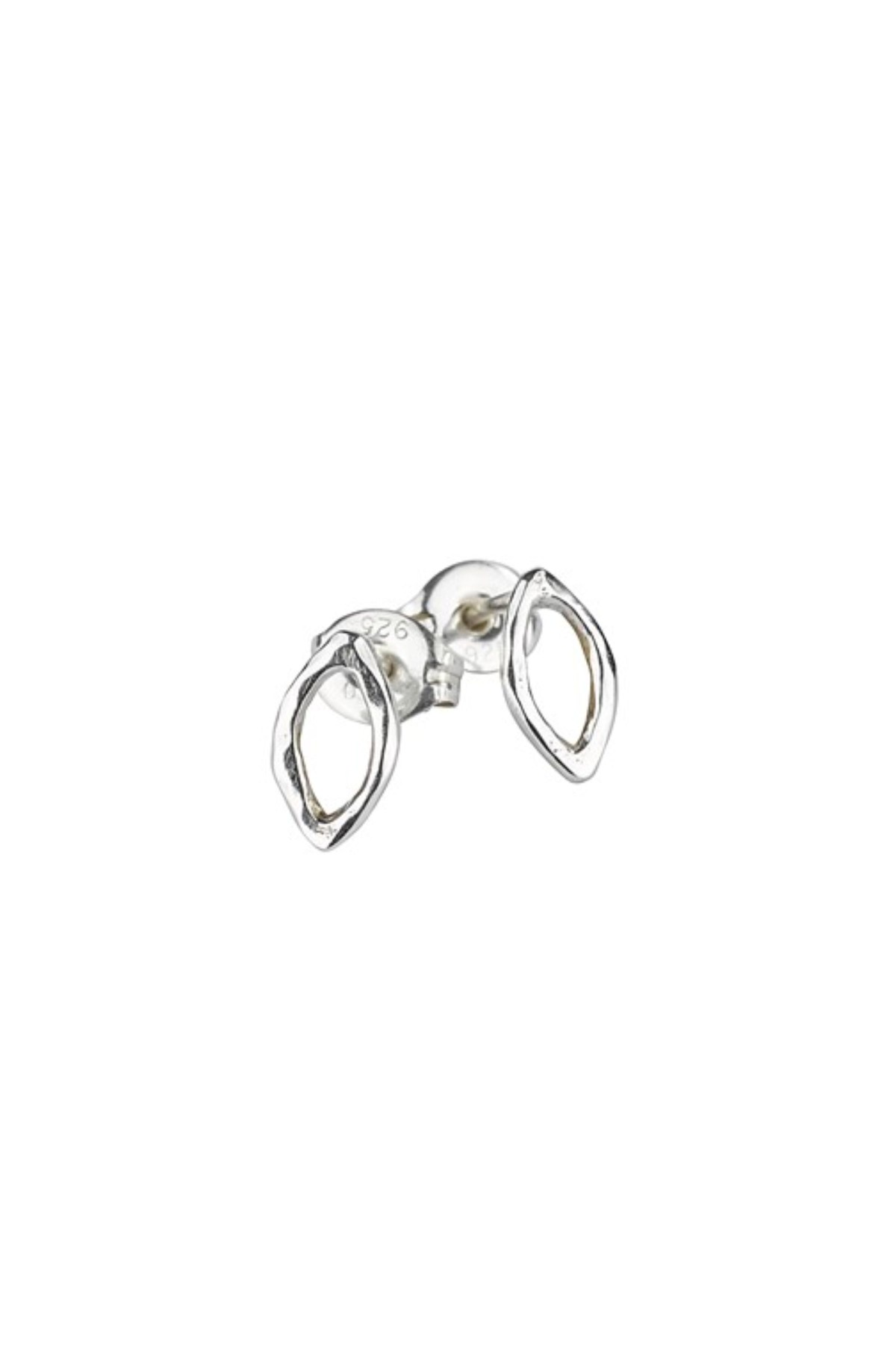 Ohrstecker Leaf Silber