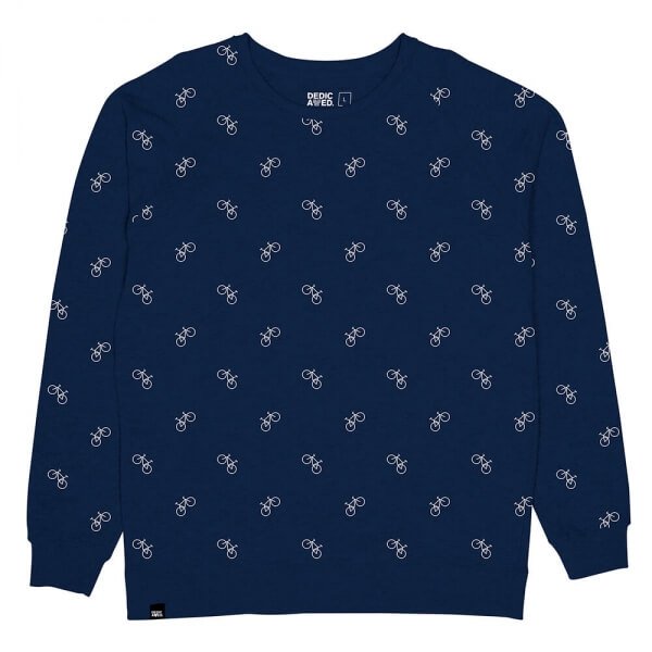 dedicated-sweatshirt-bicyclepattern-navy