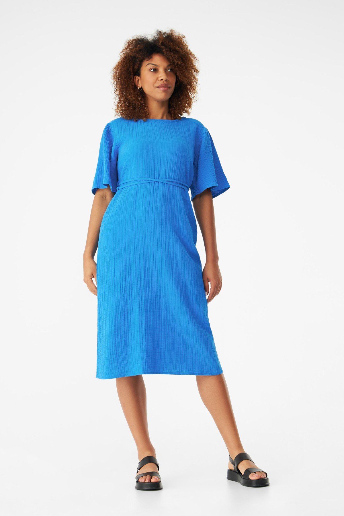 Kleid GBAlva Musselin Blau