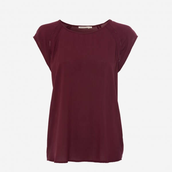 ARMEDANGELS T-SHIRT TASHA DARK BORDEAUX LOV11308 1