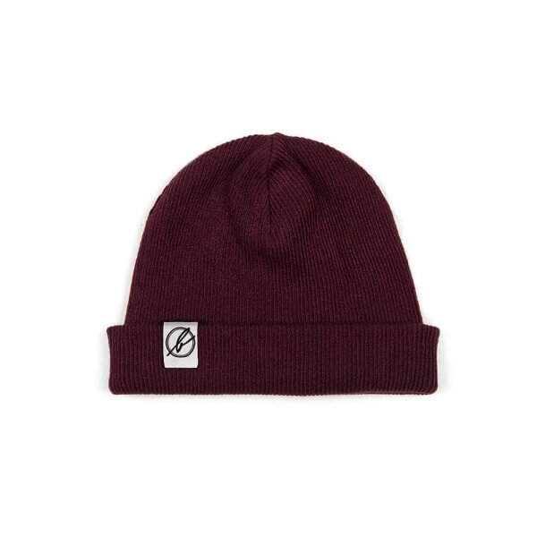 bleed-beanie-dunkelrot