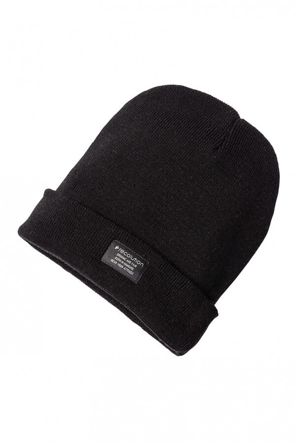 Mütze Knit Beanie Schwarz
