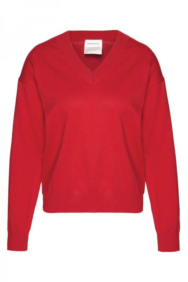 ARMEDANGELS PULLOVER EDINA SCARLET RED LOV12440 1