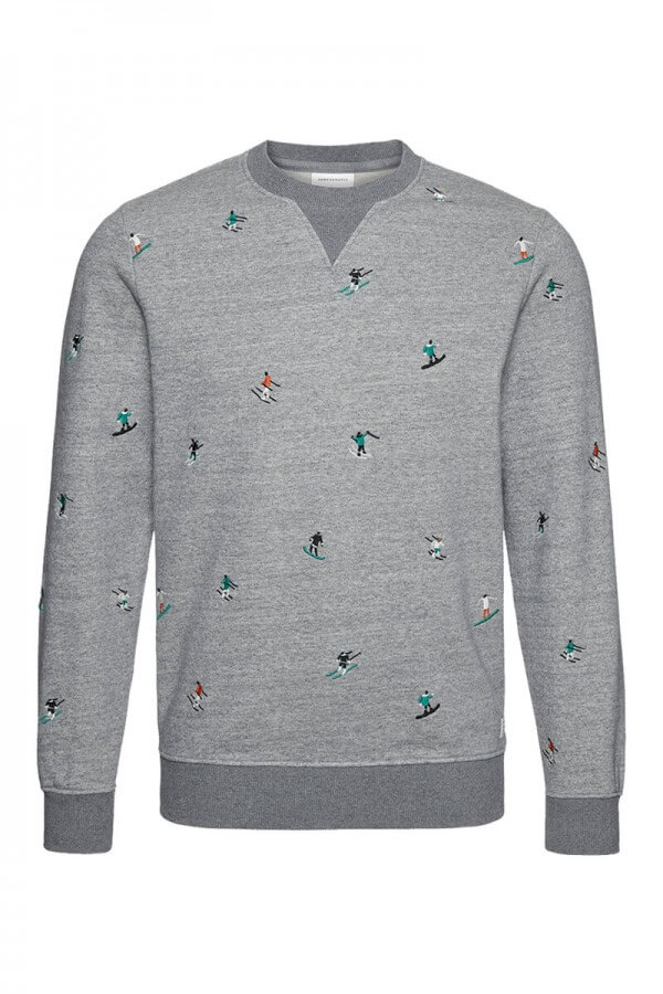 ARMEDANGELS SWEATER HENRI SKIERS GRAU LOV12891 1