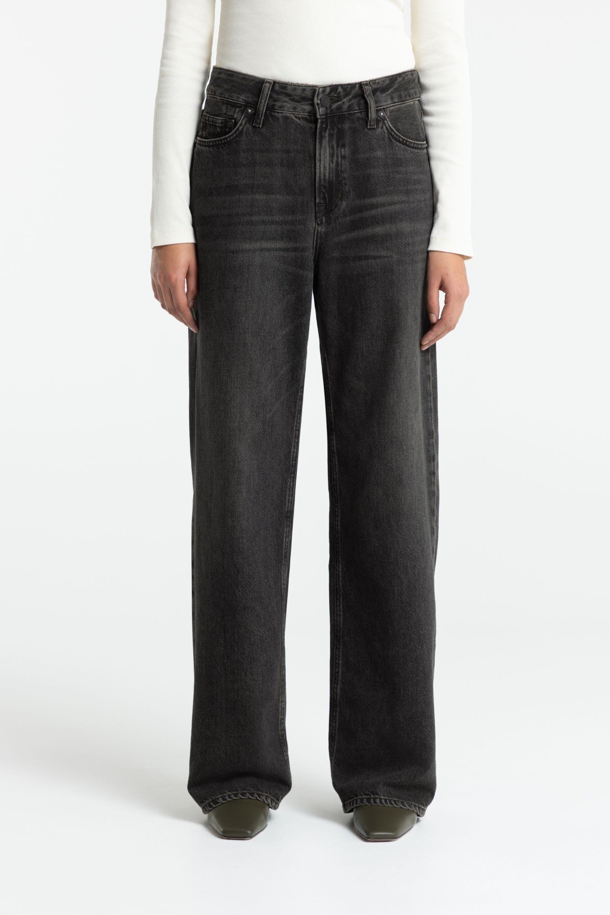 Jeans Joan Vilma Brown Black Worn