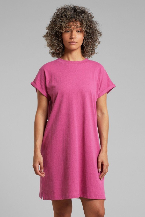 T-Shirt Kleid Eksta Hanf Pink