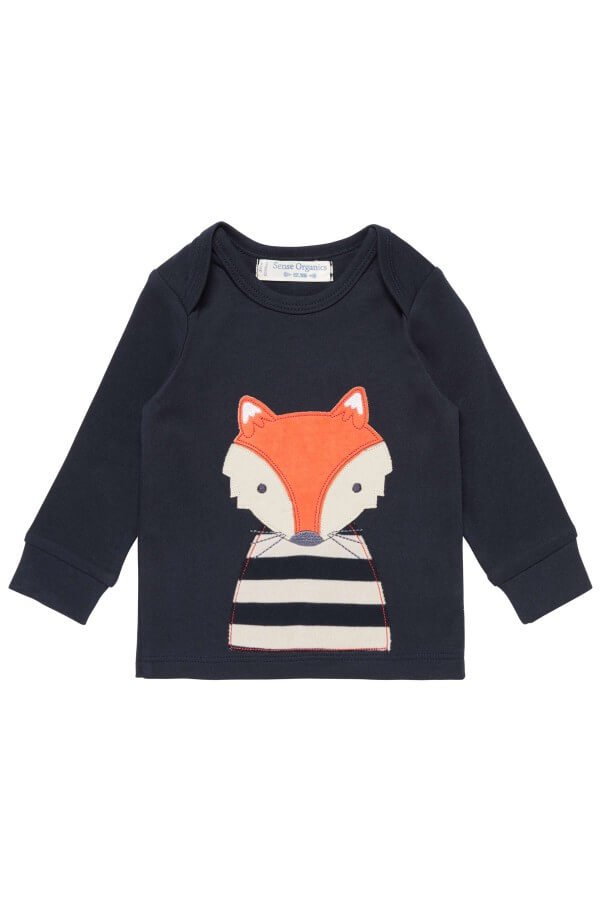 Sense Organics LANGARMSHIRT TIMBER FOX NAVY BLAU LOV12923 1
