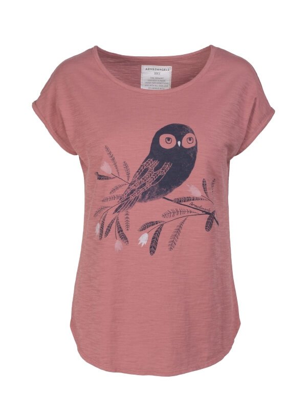 armedangels-tshirt-scarlettowlonabranch-burnedred