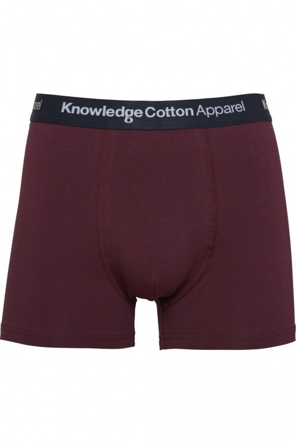 KnowledgeCotton Apparel BOXERSHORTS MAPLE 1PACK ROT LOV13855 1