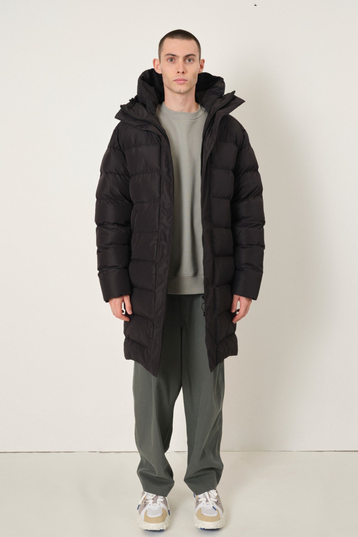 Puffermantel Kensington Schwarz