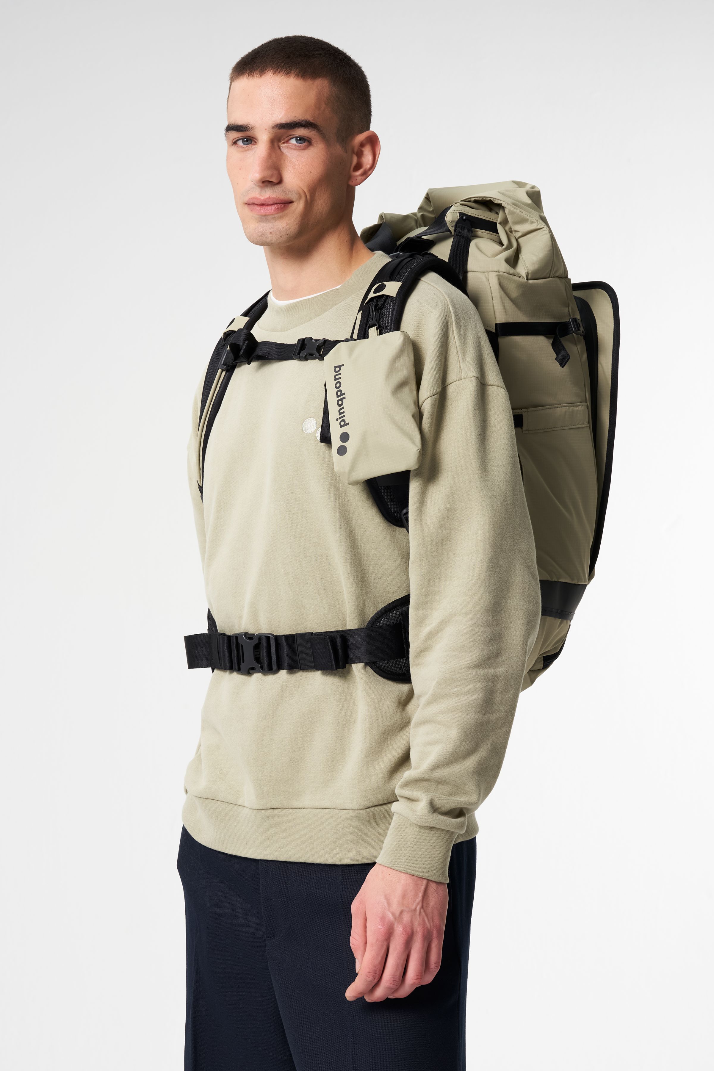 pinqponq Rucksack Komut Large Pure Olive Loveco