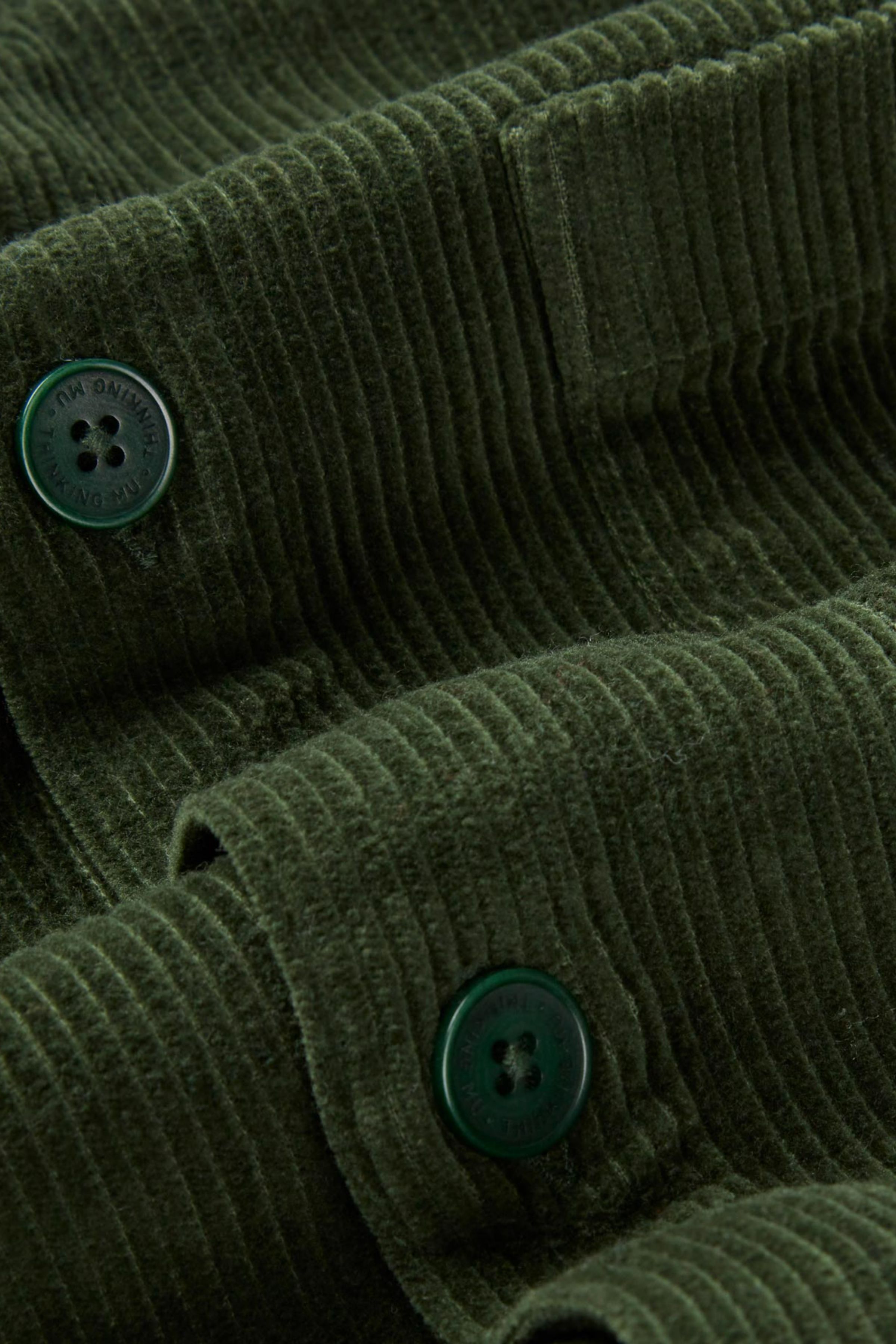 THINKING MU CORDUROY LUZ JUMPSUIT - BOTTLE GREEN main image 1