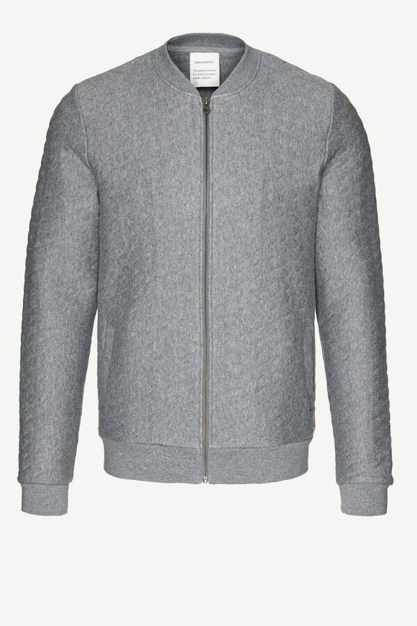 ARMEDANGELS SWEATJACKE EUGEN GRAU LOV11962 1