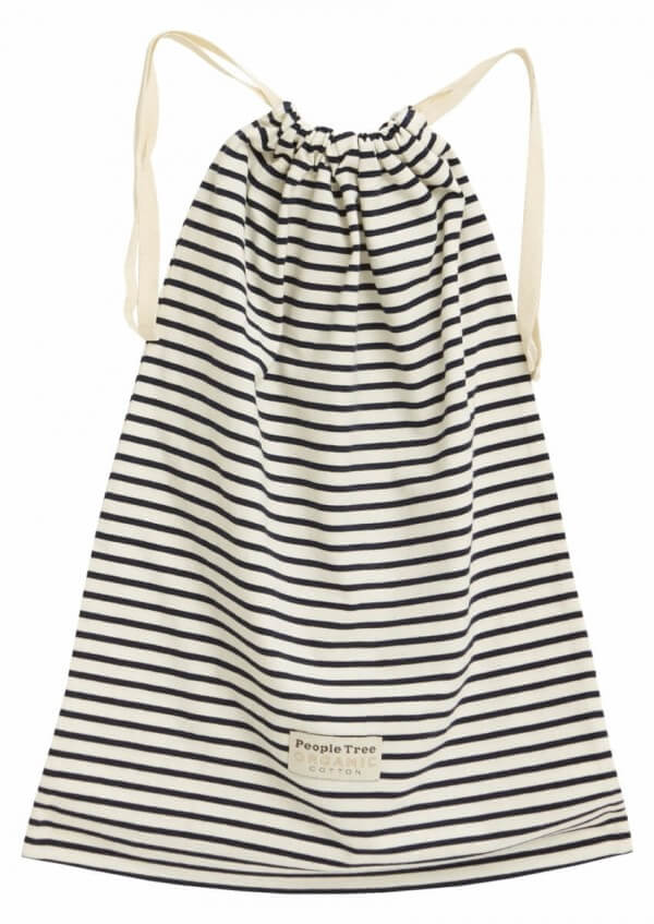 GESCHENKEBEUTEL FÜR PYJAMA SET STRIPE BLUE WHITE