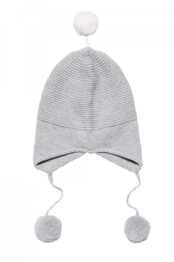 Sense Organics MÜTZE MARCEL KNITTED GRAU LOV12938 1