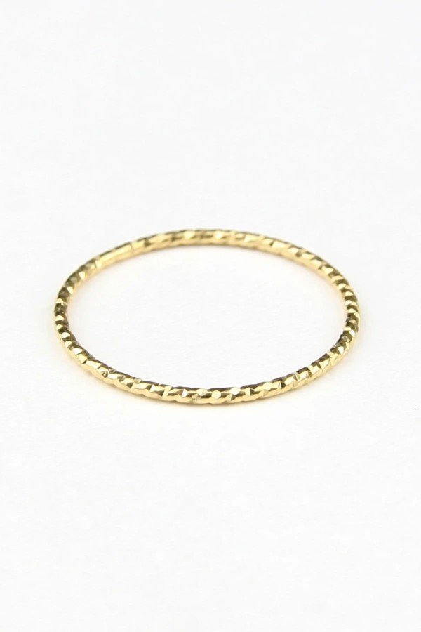 Ring Shiny Circle Gold