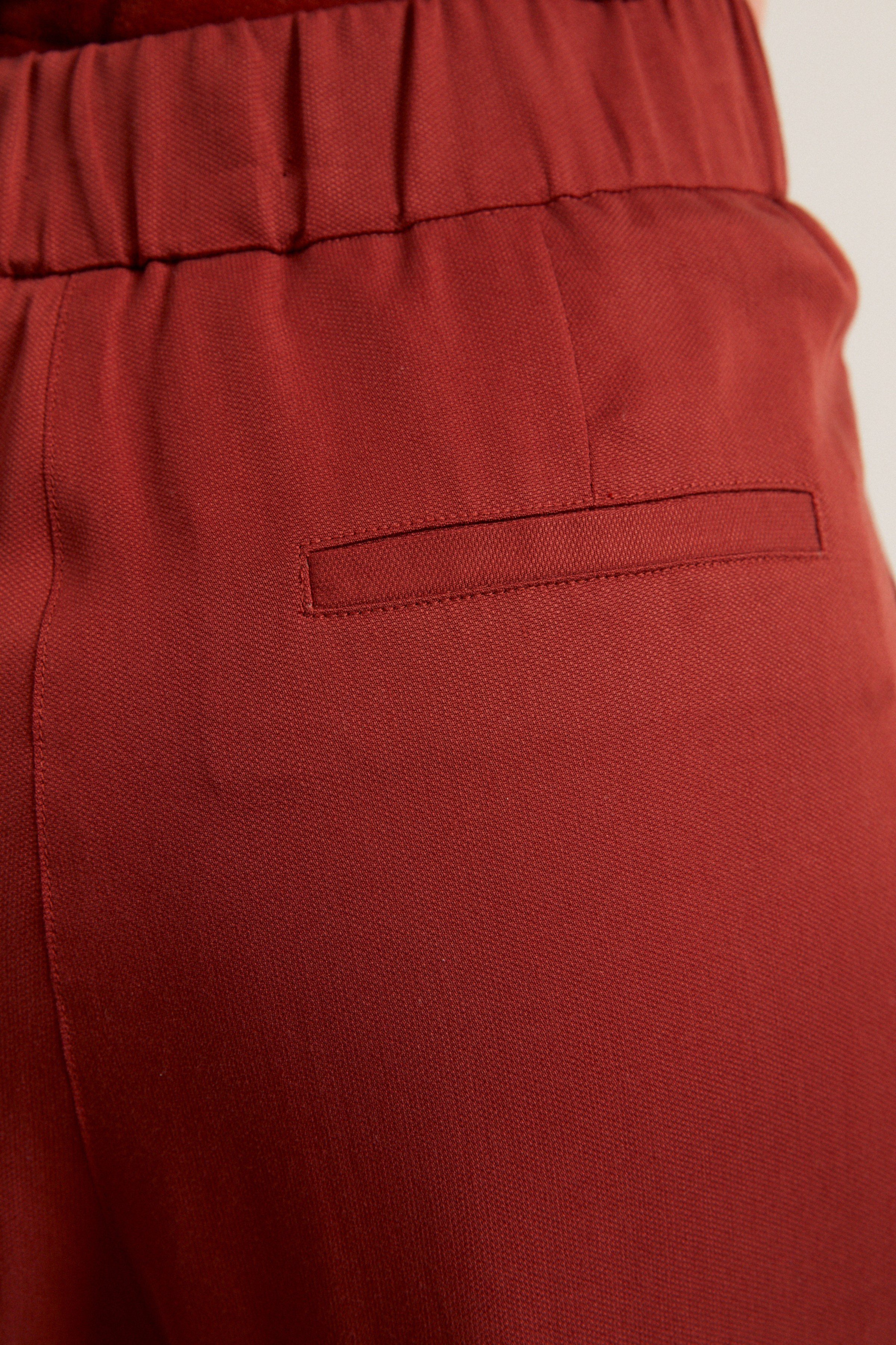 Lanius Hose Mit Elastischem Bund Rot Loveco