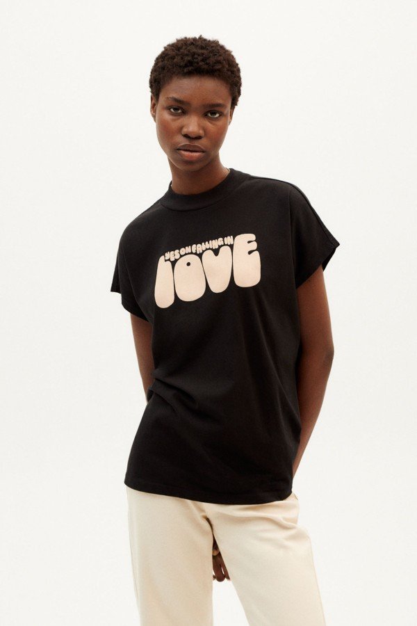 Thinking MU Yes Love T-Shirt Schwarz LOV18319 1