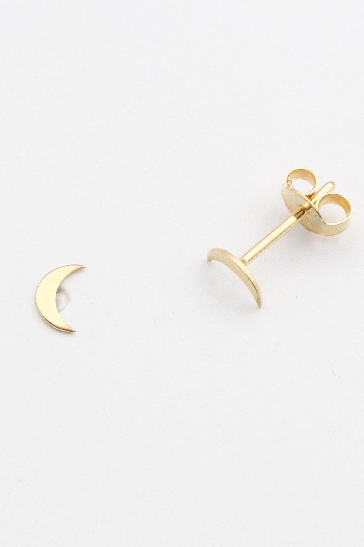 Ohrstecker Tiny Moon Vergoldet