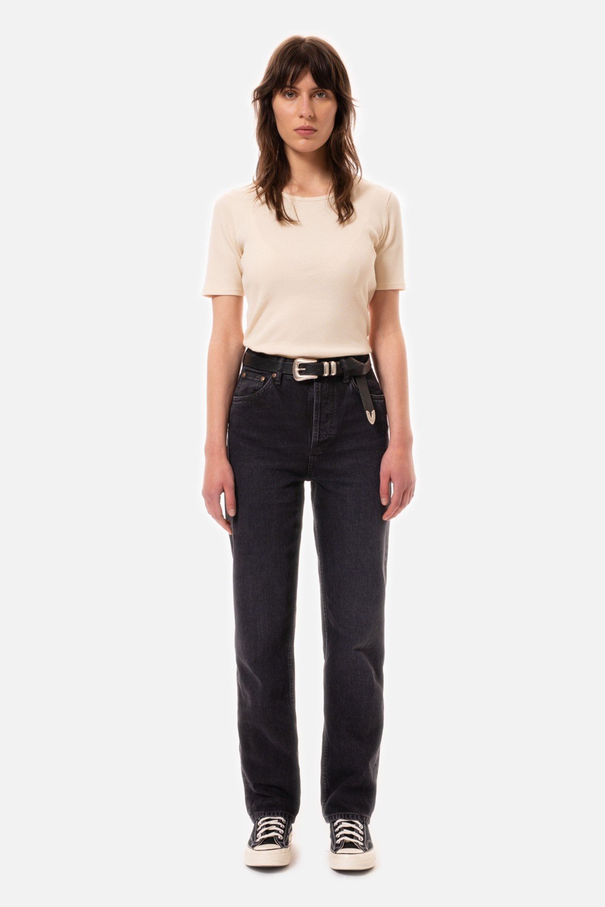 T-Shirt Jossan Rib Off White