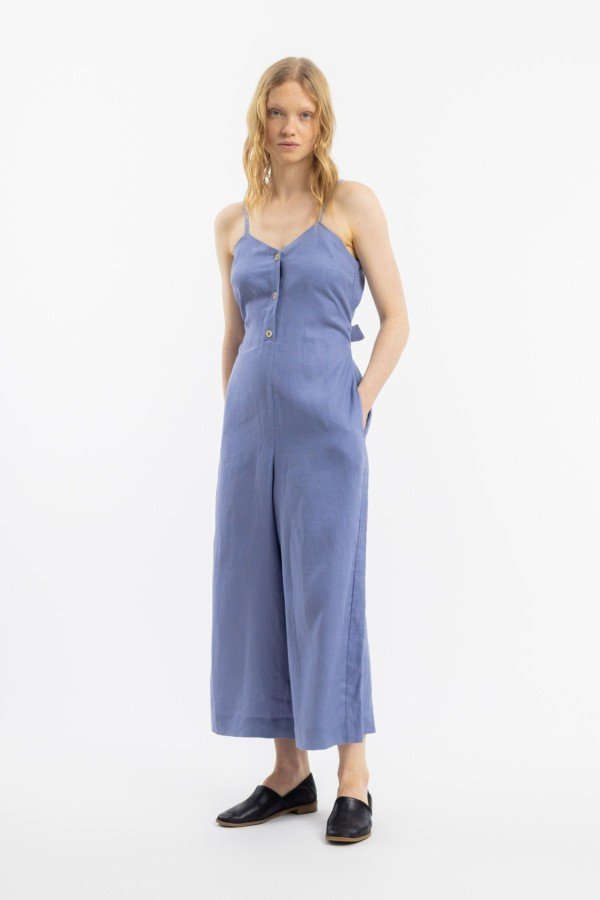 Jumpsuit Relaxed Blau