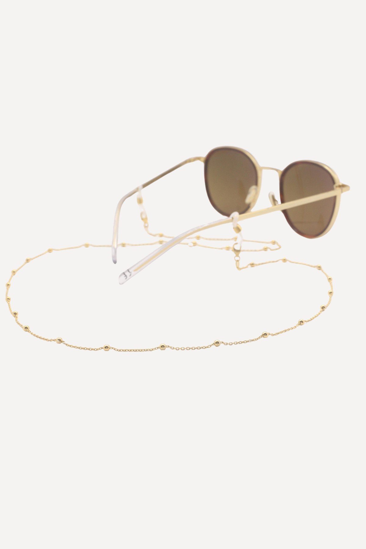 Kette Brille Chaine de Lunettes Vergoldet