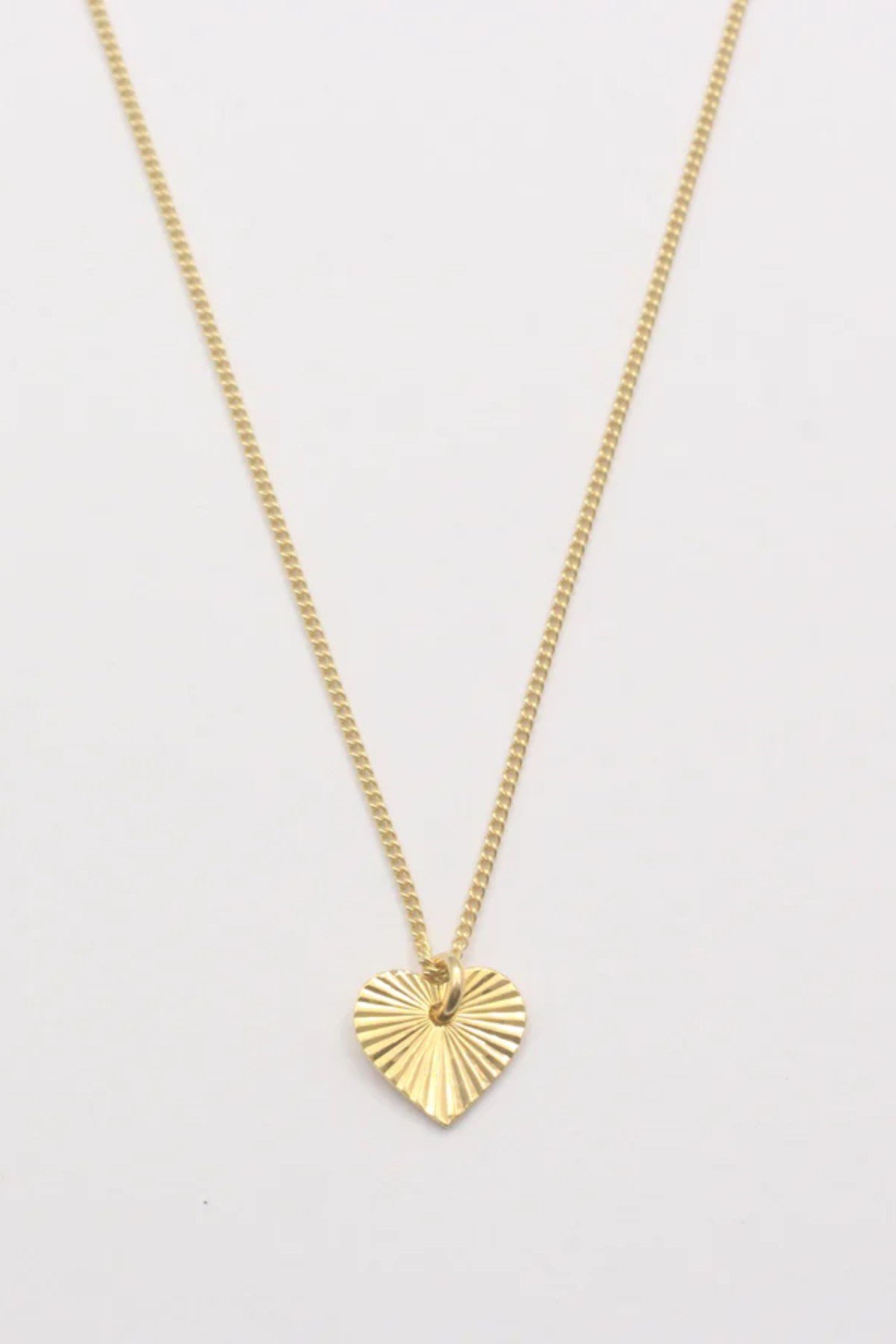 Kette Shiny Heart Vergoldet