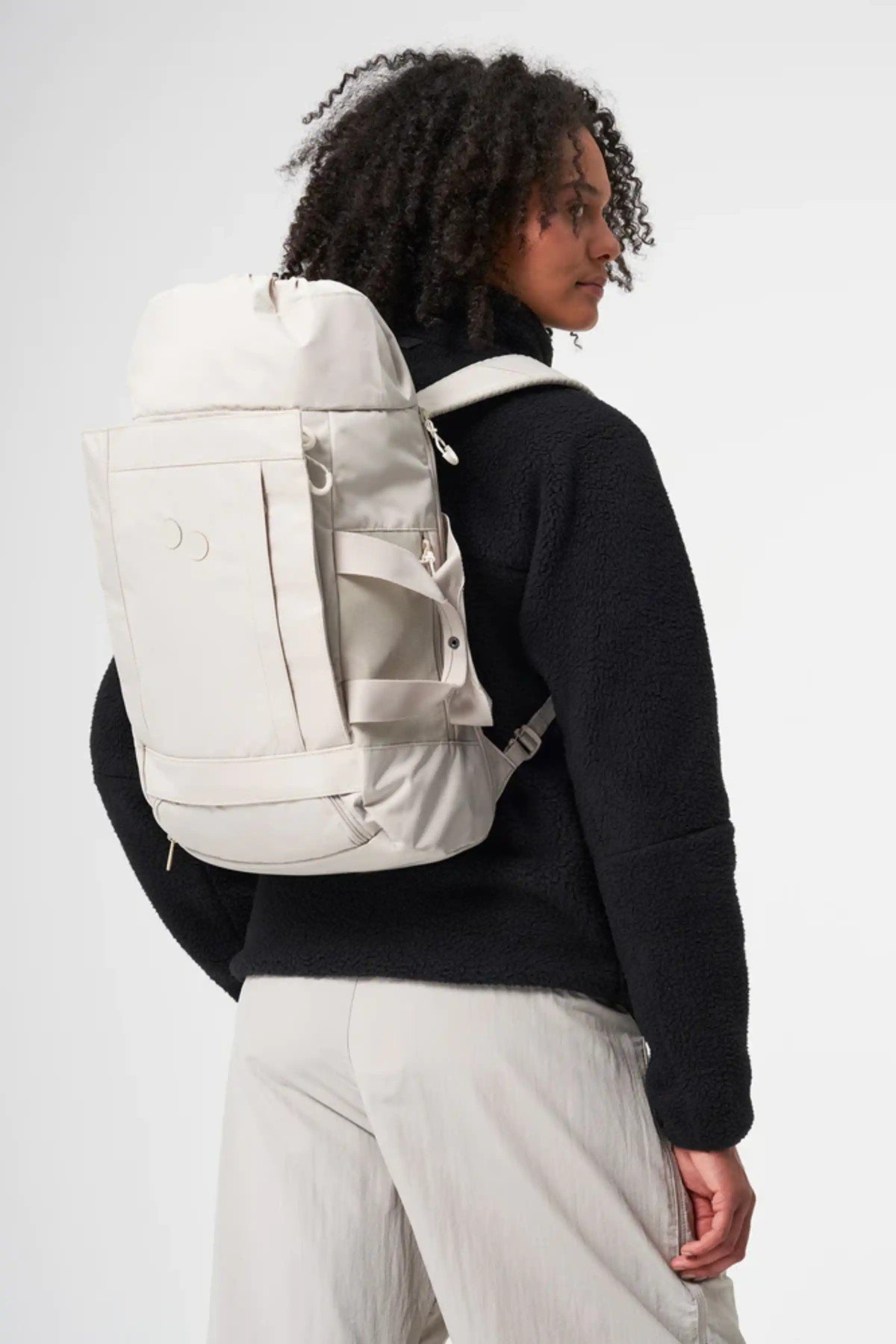 Rucksack Blok Medium Cliff Beige