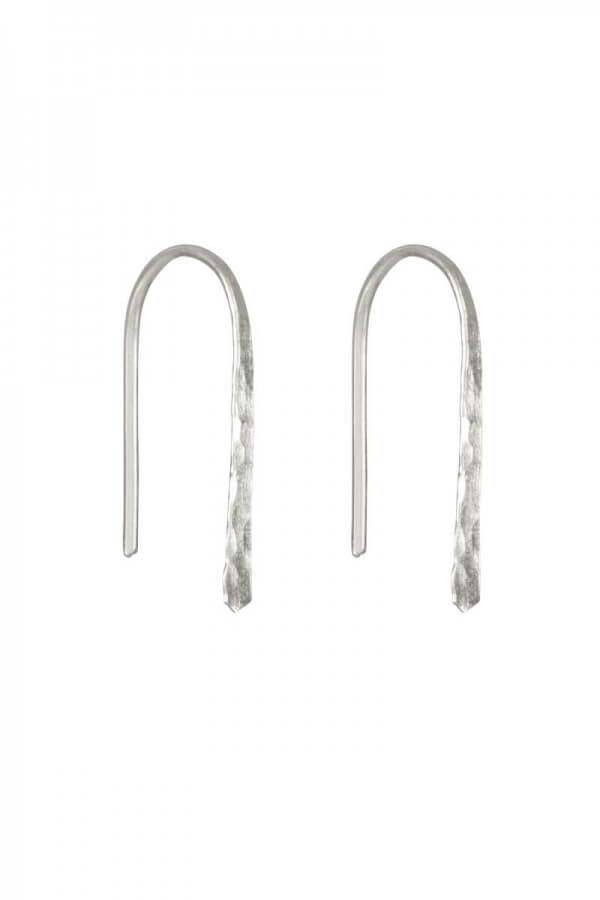 People Tree EARRINGS MINIMAL HOOKS SILVER LOV11577 1