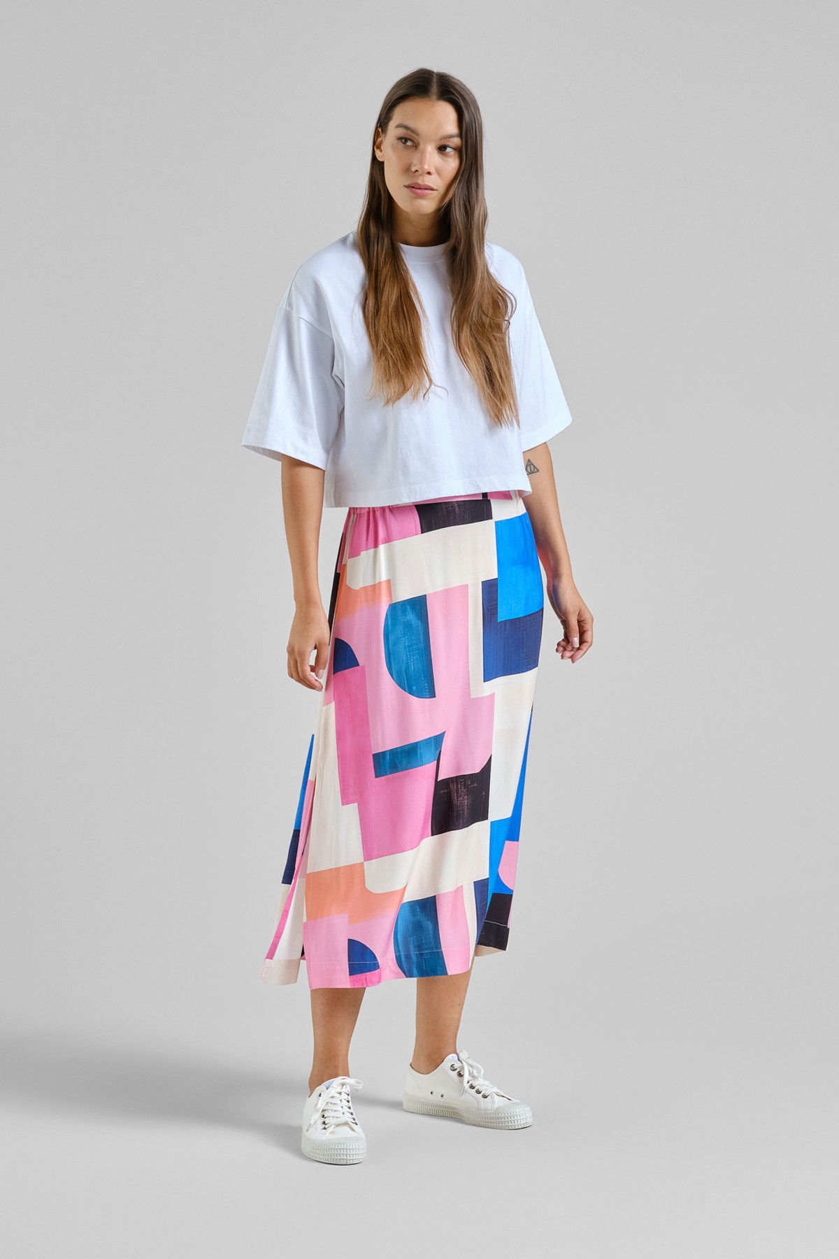dedicated Rock Viken Abstract Block Multi Color Rosa