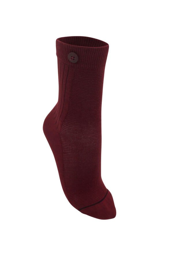 Qnoop SOCKEN 2 WAY RIB ROT LOV13047 1