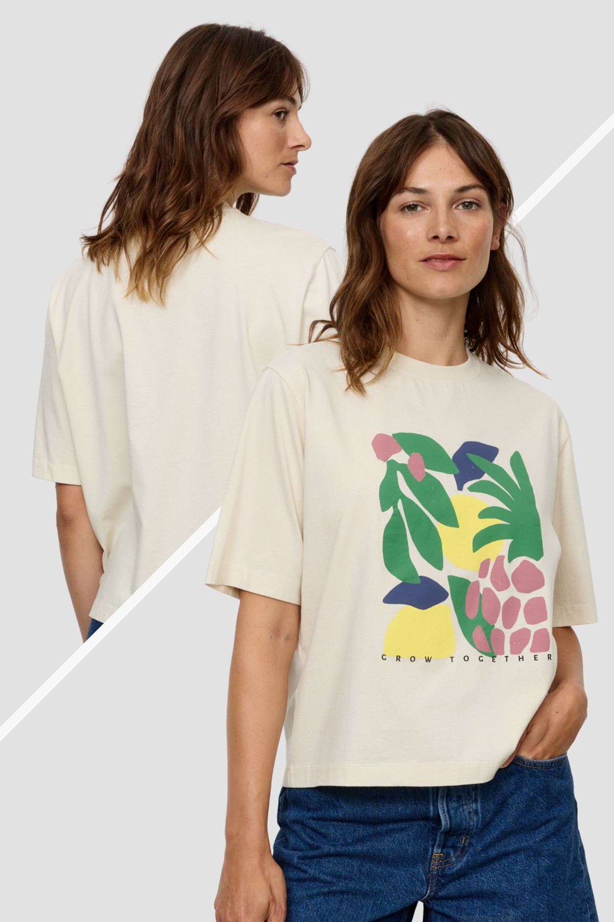 recolution T-Shirt Azolla Together Off White