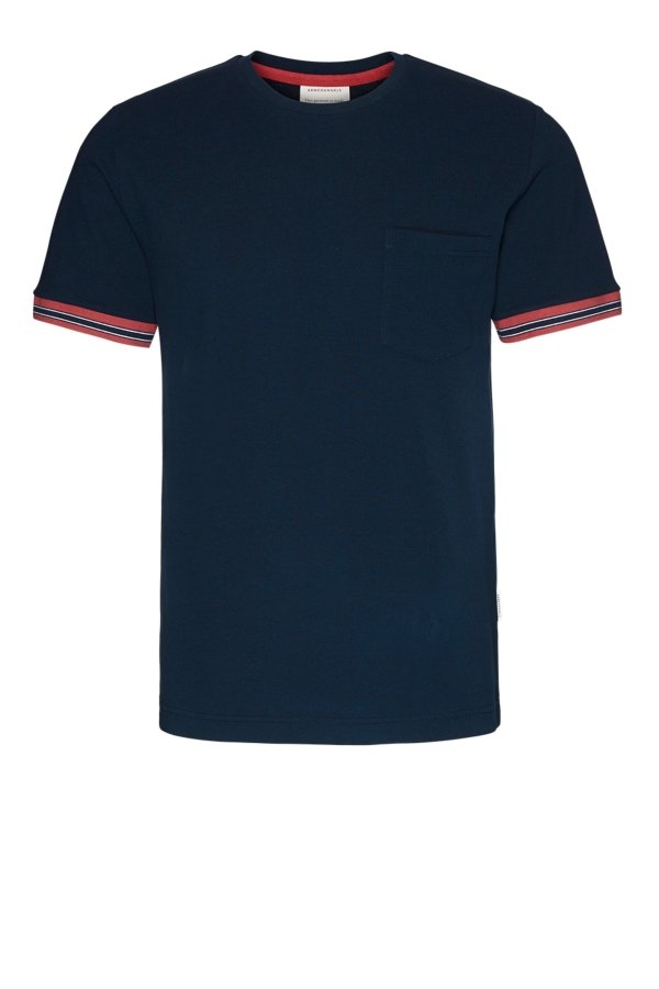 ARMEDANGELS T-SHIRT JAADEN BLAU LOV13317 1