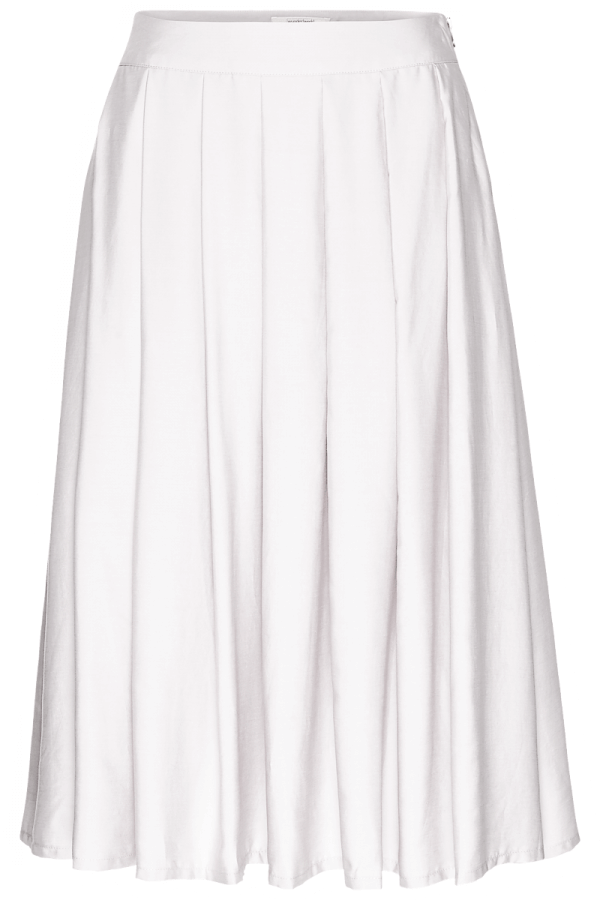 MIDI SKIRT TENCEL WHITE