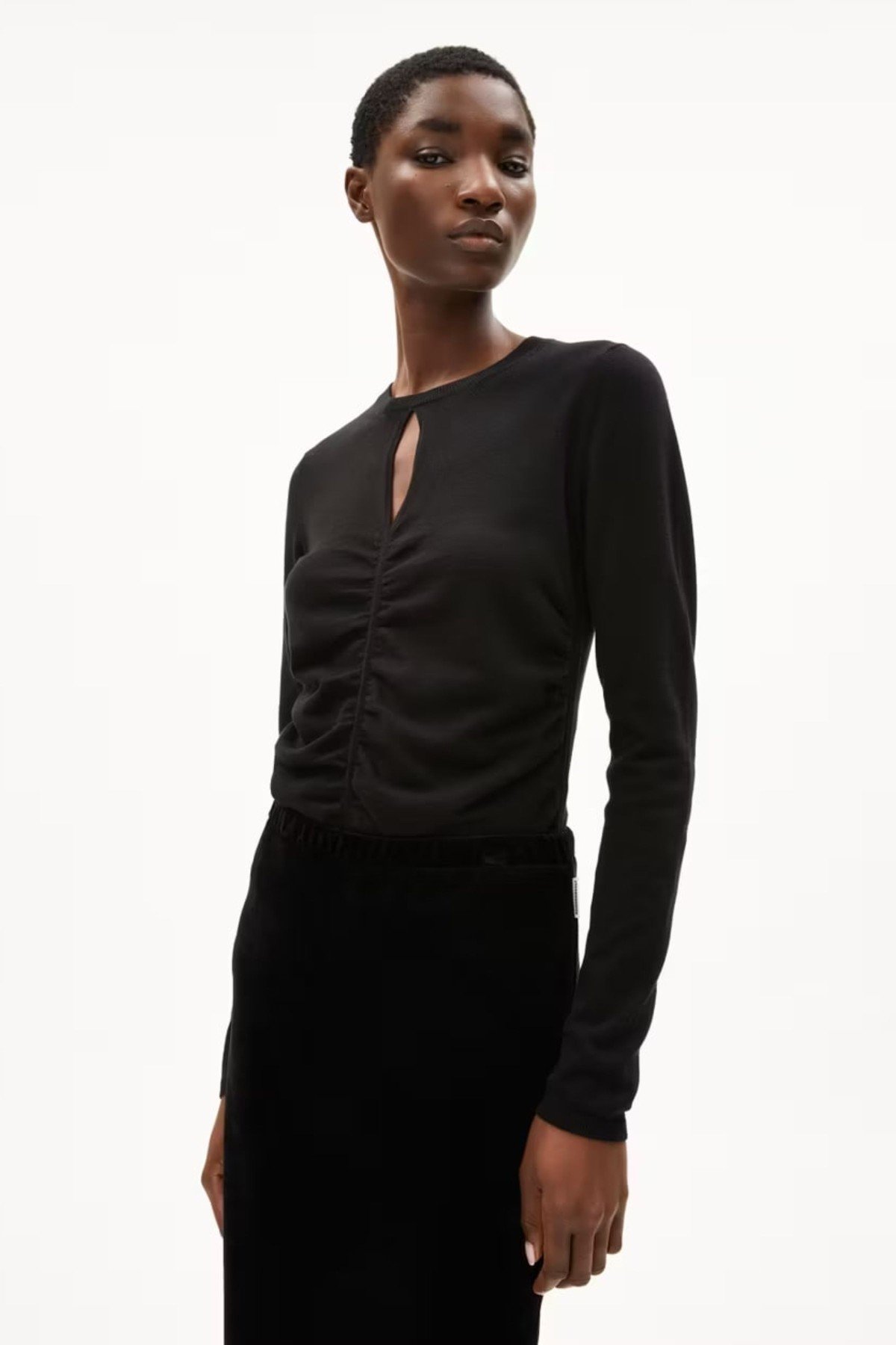 Longsleeve Laleaa Festive Schwarz