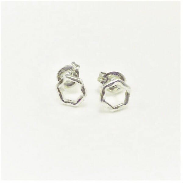 Bild-umiwi-Ohrsteckersechseck-silver-001-new