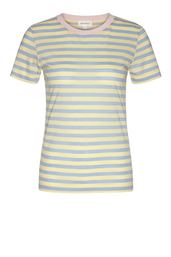 T-SHIRT LIDAA BOLD STRIPES VANILLA GELB