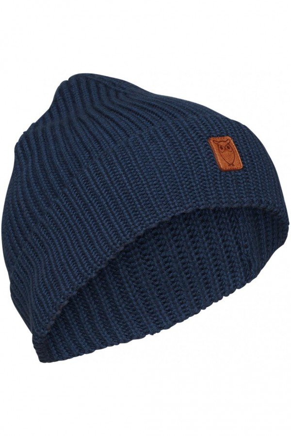 KnowledgeCotton Apparel Mütze Leaf Ribbing LOV12747 4