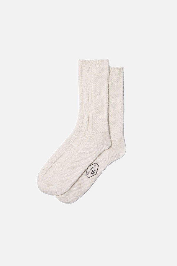 Socken Cable Off White