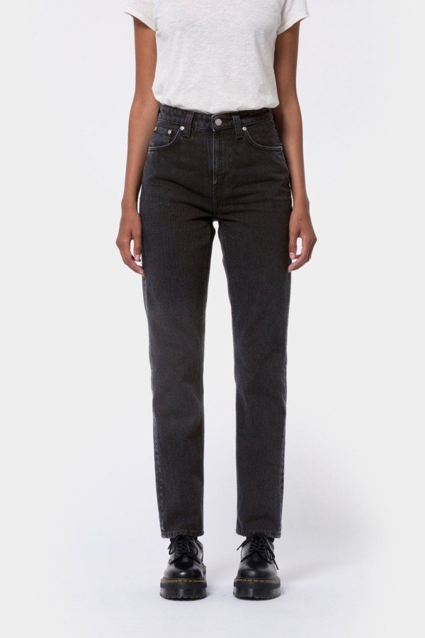 Nudie Jeans Jeans Breezy Britt Black Worn LOV13810 1